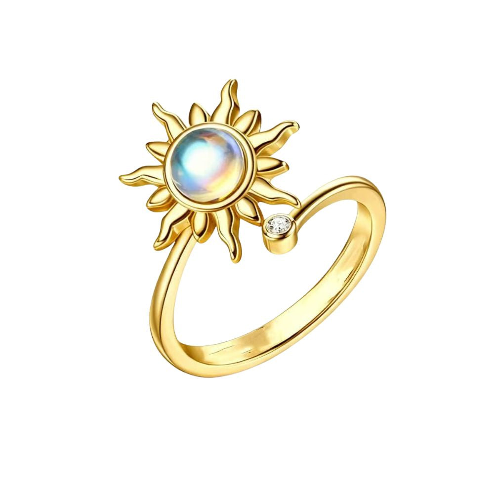 Bague Spinner Sunstone