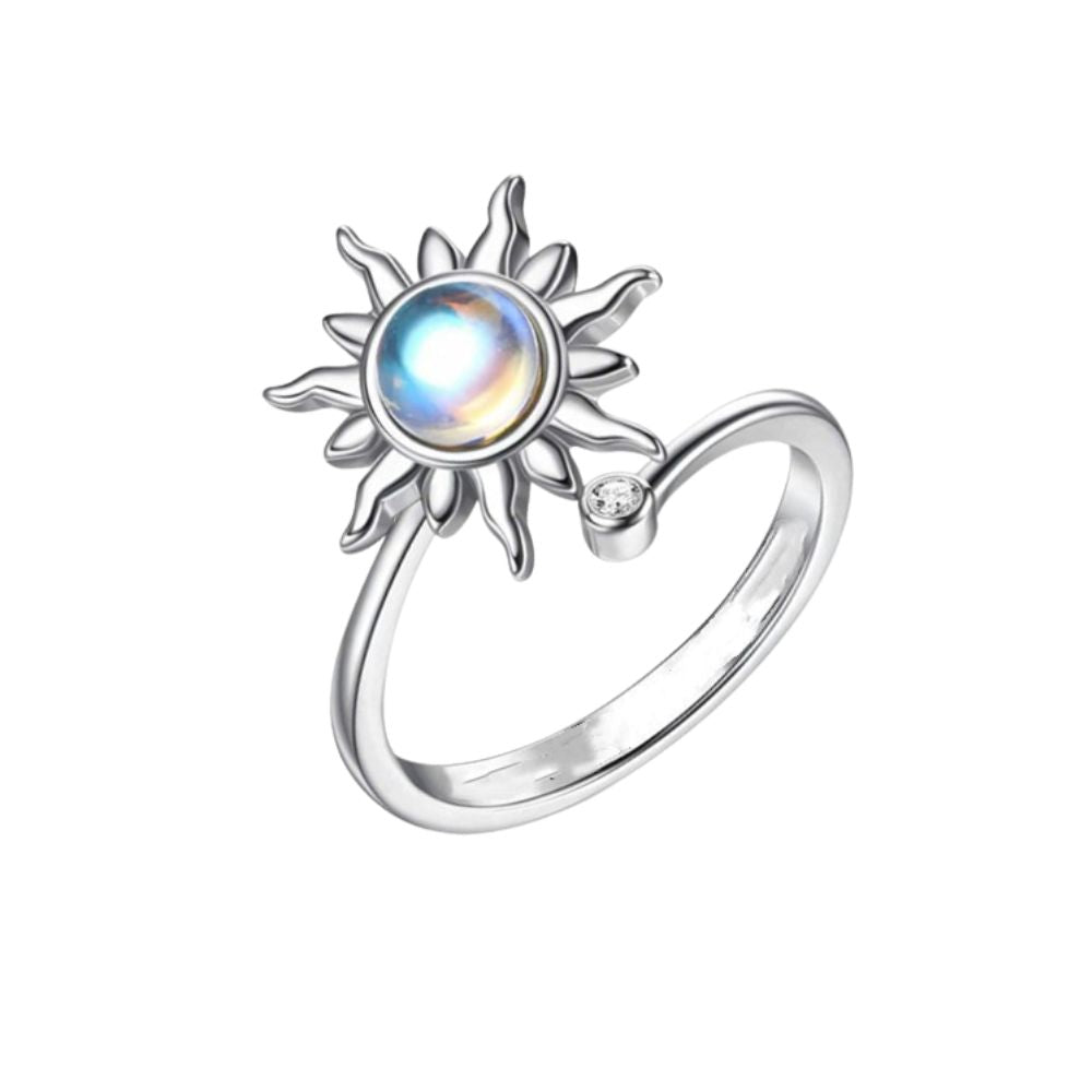 Bague Spinner Sunstone